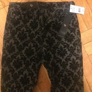 Celebrity Pink Black patterned pants